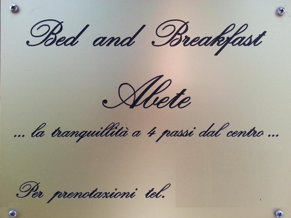 Abete Bed and Breakfast Verona Eksteriør billede